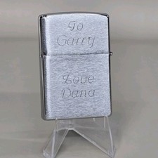 Vintage 2001 Zippo Custom Engraving Used picture