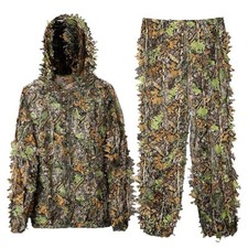 Ghillie Suit 3D Leafy Camo Hunting Suit, Leaf Camouflage Gilly for Men picture
