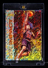 Scottie Pippen RARE TOTAL IMPACT FOIL INSERT Bulls 1997-98 SkyBox Z-Force HOF picture