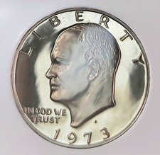 1973-S PROOF Eisenhower Dollar PR70 DCAM  picture