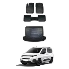 Floor Mats and Cargo Liner fits Citroen Berlingo 2019-2026  I TPE picture