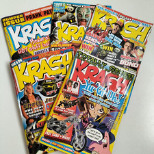 Lot of 5 Krash Magazine 2000s Yu-Gi-Oh Sonic Spongebob 2004 2005 2006 2008 2009 picture