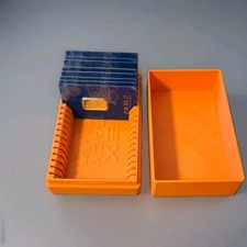 Orange Assay Storage Box Holder fit 20 cards Stack for Pamp, Perth,Royal mint picture