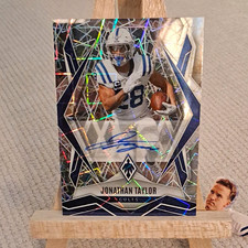 Panini 2025 Phoenix Jonathan Taylor Lazer Auto /25 COLOR MATCH 💙🦾 Colts OPOTY? picture
