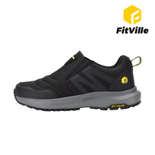 FitVille Men's Wide Trails Hiking Shoes Slip on Walking Trekking Sneakers picture