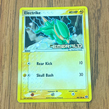 Pokemon TCG Electrike 48/106 EX Emerald Reverse Holo 40 HP 2005 English picture