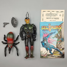 Vintage Action Figure / Sectaurs Warriors of Symbion SKITO and TOXCID Coleco picture