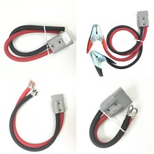 Anderson SB175 Copper Battery Cable 2 Gauge AWG with ends lug/terminal/clamp picture