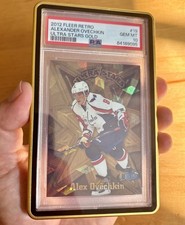2012-13 Fleer Retro ALEXANDER OVECHKIN #19 Ultra Stars Gold PSA 10 Refractor picture