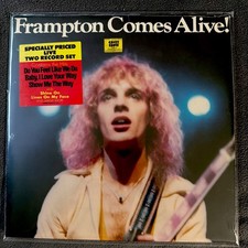 Peter Frampton Comes Alive 2LP SEALED SP-3703 Hype Sticker Crazy Eddie NOS picture