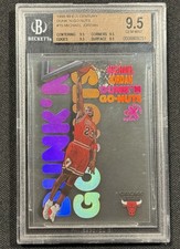 1998-99 Skybox Dunk'n Go-Nuts Michael Jordan BGS 9.5 TRUE GEM AMAZING EYE APPEAL picture
