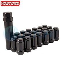(20) 12x1.5 Wheel Lug Nuts + Lock Key 5x114.3 5x4.5 fits Ford Chevy Honda Acura picture