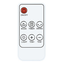 New Remote Control For iDOO 1500W Electric Space Heater Fan Heater I-C-011 picture