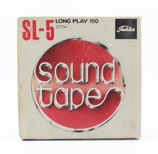 Vintage Toshiba SL-5 Sound Tape Long Play 150 277m Reel To Reel Japan Boxed picture