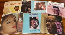 Lot of 7  Vintage NAT KING COLE LP'S Unforgettable Ramblin' Rose VINYL picture