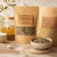 EarthWise Roots Dried Lemongrass Crushed Leaves 1.5 oz Herbal Tea Culinary Herb picture