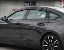 For Hond@a Accord 2023-2025 Black Car Window Vent Visor Deflector Sun/Rain Guard picture