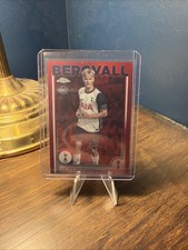 2024-25 Topps Chrome EPL - Lucas Bergvall #112 RED  4/5 (RC) picture