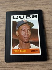 Topps 1964 Ernie Banks #55 Cubs Vintage Baseball HOF (tiny crease on front) picture