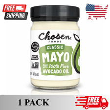 Chosen Foods 100% pure Avocado oil Classic Mayo 12 fl Oz Jar... picture