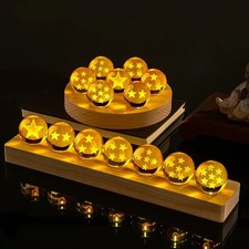 Anime Dragon Ball 7 Crystal Balls Z Star 1 to 7 Led Night Lights Decoration Toys picture