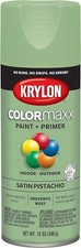 Krylon COLORmaxx K05575007 Spray Paint & Primer Satin Pistachio 12 oz K05575007 picture
