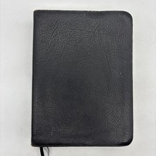 Cambridge Wide Margin Berkshire Leather Bible King James Version KJV Very Worn picture