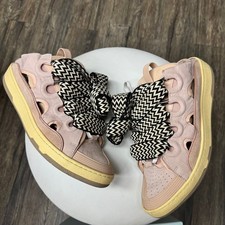 LANVIN LIGHT PINK CURB MULES (11) picture