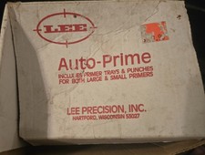 Vintage Lee Auto-Prime Hand Priming Tool Round Tray Original Box AS-IS picture