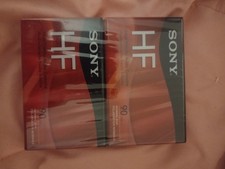 Sony HF 90 Min Blank Audio Cassette Tapes High Fidelity LOT OF 2 NEW SEALED picture