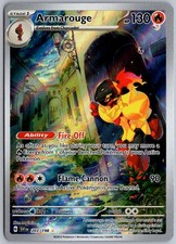 Armarouge 203/198 Scarlet & Violet Illustration Rare Pokemon Lightly Played picture