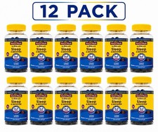 12 PACK Nature Made Wellblends Sleep Recover Sleep Aid Melatonin 3mg 30Ct Gummy picture