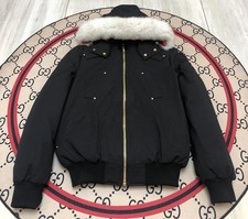Golden Logo Moose Knuckles Parka Down Jacket Mens Fur Collar Hooded Coat picture