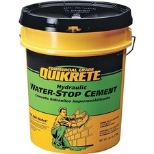 Quikrete 1126-50 Hydraulic Cement, Gray, Solid, 50 lb Pail picture
