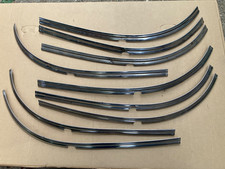 1955-57 Chevy Belair Nomad Lower Windshield Trim Stainless Parts Lot (11)  Pcs picture