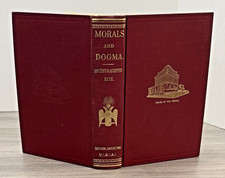 1966 Morals & Dogma Freemasonry Ancient Scottish Rite Albert Pike Masonic Mason picture