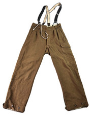 Vintage 50s Carter Smith Mens 32 x 30 Green Australian Wool Military Cargo Pants picture