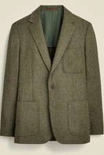 NWT J.Crew Ludlow Slim Fit Blazer 42R English Merino Wool Abraham Moon Green Mix picture