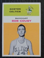 1961 Fleer Bob Cousy #10 EXMT Boston Celtics  picture
