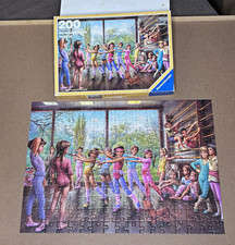 Vintage Rare 1984 Ravensburger 200 Piece Puzzle Ballet Class Original COMPLETE picture