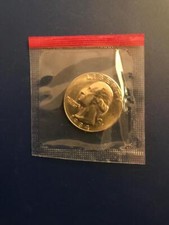 1984 P+D WASHINGTON QUARTER UNCIRCULATED STILL IN MINT CELLO L@@K picture