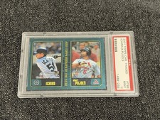 2001 Topps Chrome Traded Ichiro / Albert Pujols RC #T99 PSA 9 Rookie 💎🔥🔥HOF picture