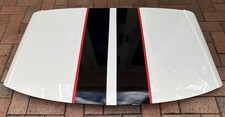 C8 Corvette Targa Top Roof Panel White W/ Alcantara With Red Stitching 2020-2026 picture