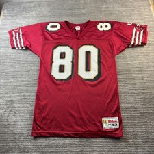 VINTAGE Jerry Rice San Francisco 49ers Wilson Jersey Mens Medium Red USA Made picture