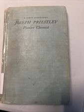 A First Biography Joseph Priestley Pioneer Chemist By Franklin Watts 1961 picture