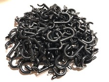 Plastic Pegboard Hooks J-Hooks for peg boards 100 pieces MADE IN USA picture