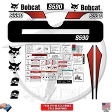 Fits Bobcat S590 Decal Kit Skid Steer Stickers With Safety Decals picture