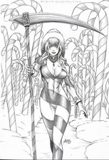 Original  Zenescope / Grimm Fairy Tales # 78 P / Artist :  Alfredo Reyes lll picture