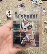 2000 Playoff Stay Cool in School Insert Kurt Warner St. Louis Rams Prestige picture