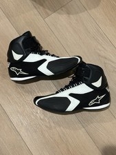 Alpinestars SMX-1 Motorcycle Boots US 11.5 Men’s Like New Black/white  picture
